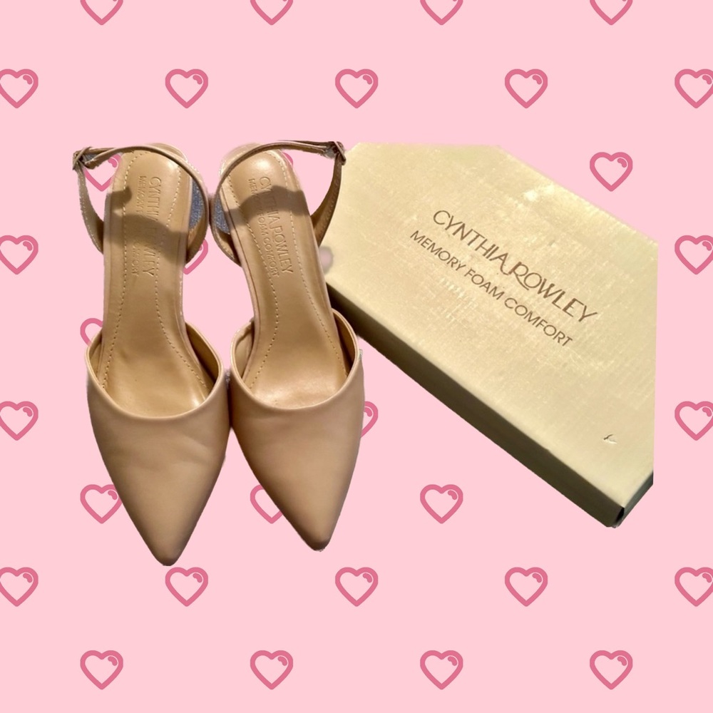 Cynthia Rowley Cream Heels